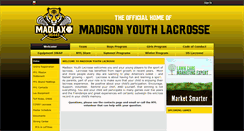 Desktop Screenshot of madisonyouthlacrosse.org